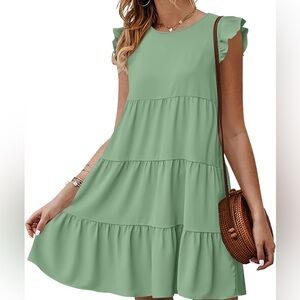Flowy Green Dress